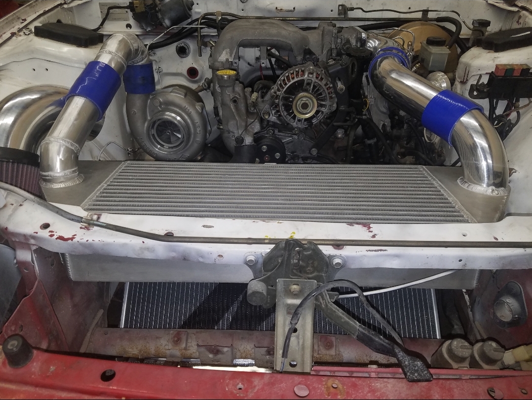 RX7 FC REW swaapped engine intercooler piping – Toyspeed Motorsports